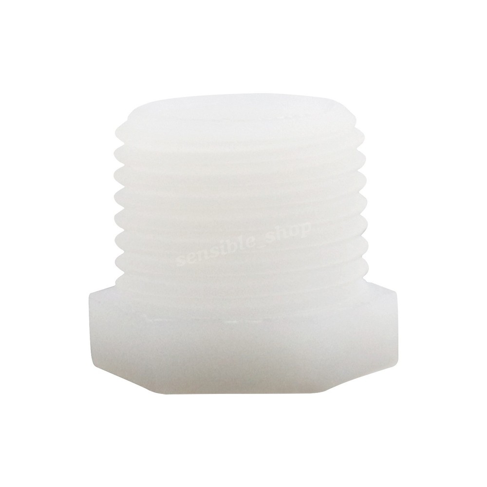 12 Pieces RV Hot Water Heater Drain Plug with Tape,1Inch NPT Drain Plug White