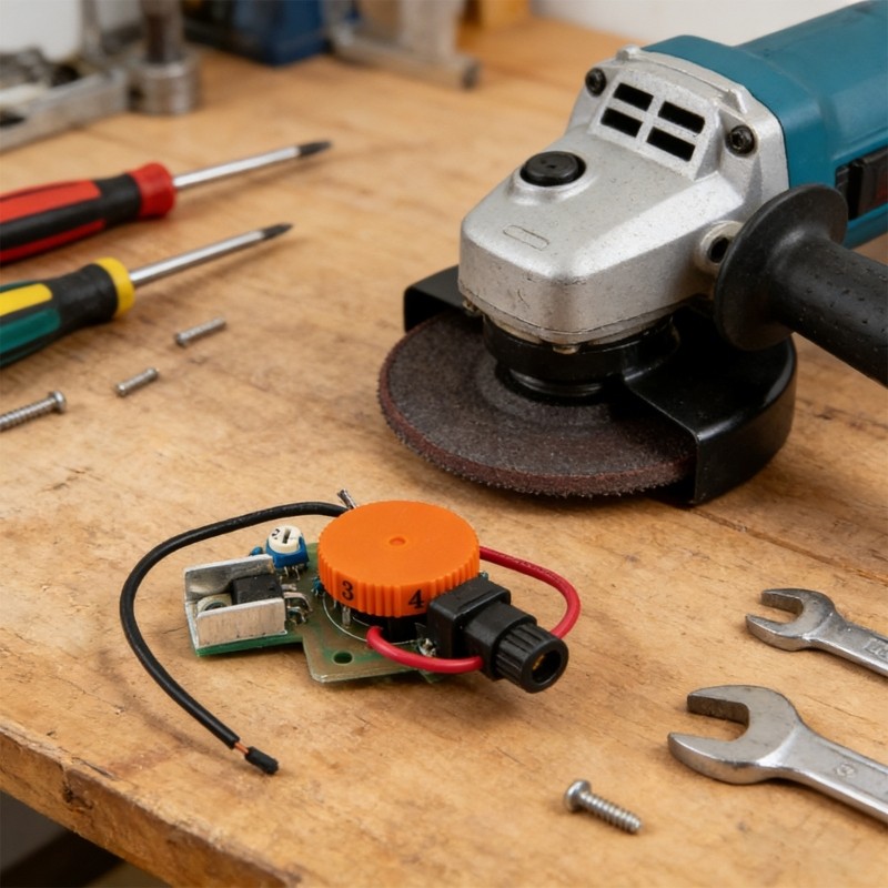 Six Speed Adjustable Power Tool Speed Control Knob for Grinder Modification