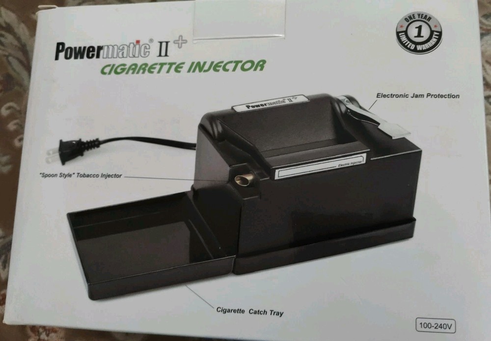 Powermatic ll Cigarette Injector Makes Kings or 100s