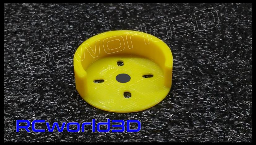 QUADCOPTER BRUSHLESS MOTOR MOUNT/BASE PROTECTOR 4PCS 3D PRINTED SOLID - PLA