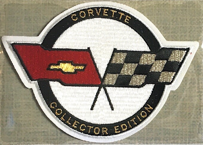 1982 CORVETTE Willabee & Ward OFFICIAL PATCH COLLECTION CARD ~ Collector Edition