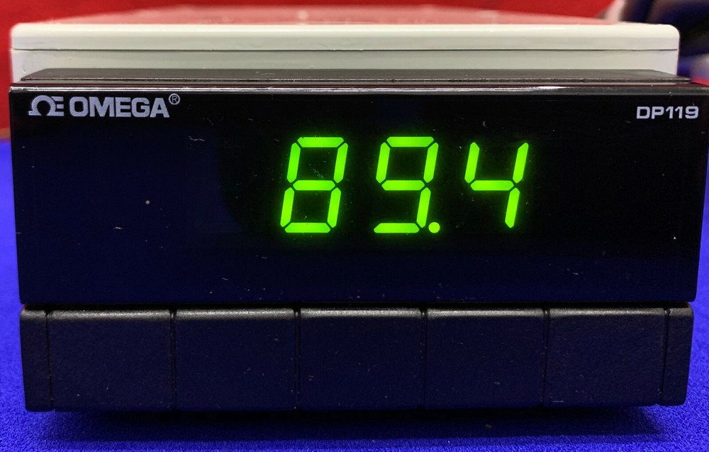 OMEGA DP119 DP119-TC2-GR THERMOCOUPLE MINIATURE PANEL THERMOMETER