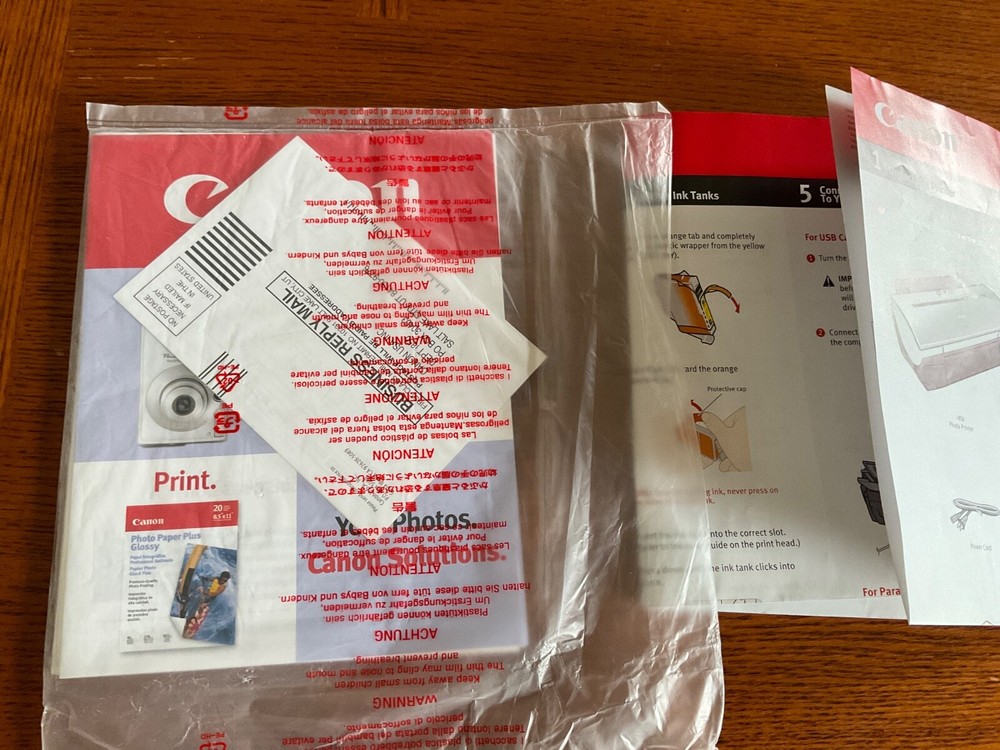 Quick Start User's Guide Canon i860 Ink Jet Printer - Guide and fold out sheet