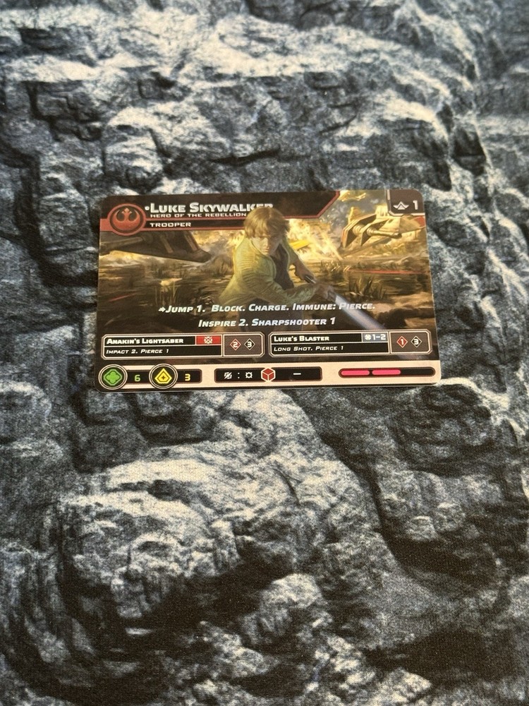 Star Wars Legion Foil Promo Luke Skywalker