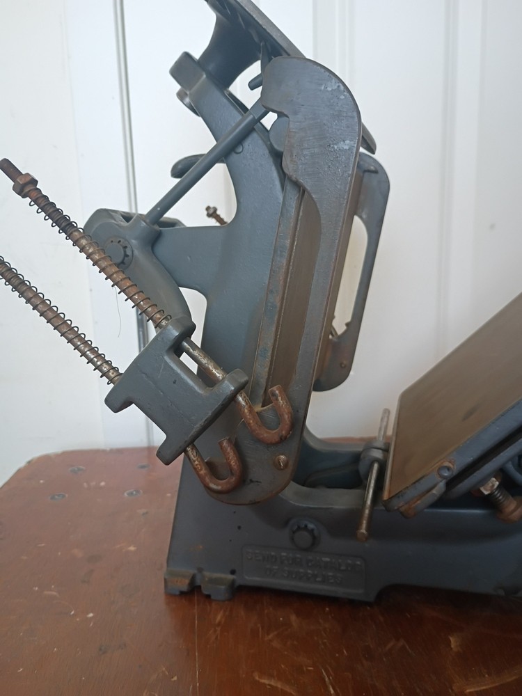 Kelsey Letterpress Model U Printing Press. Missing Parts. Read Description