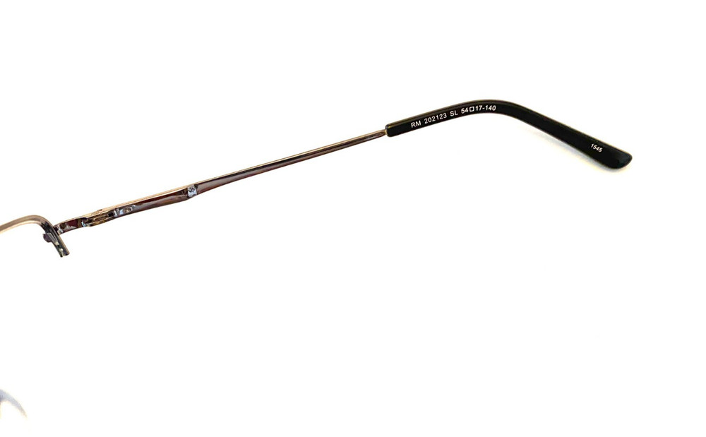 Robert Mitchel Eyeglasses Frames RM 202123 SL Rectangular Half Rim 54-17-140