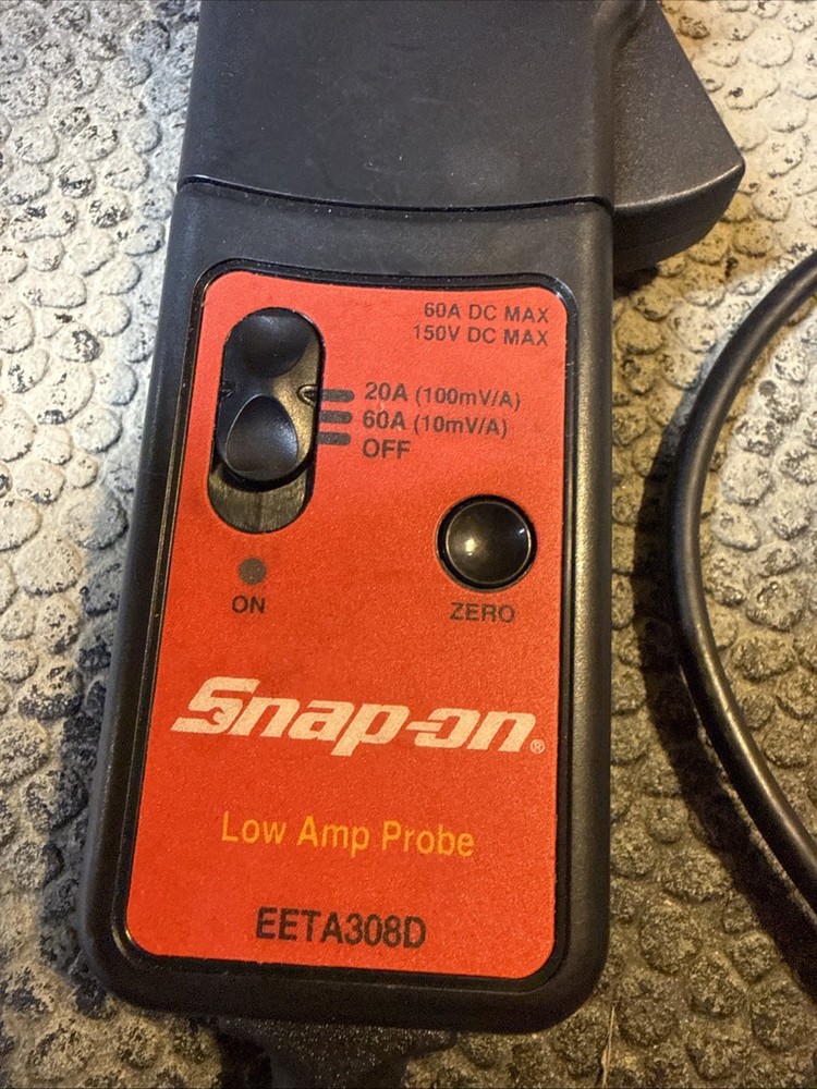 Snap-On Tools EETA308D Low Amp AC/DC Probe Diagnostic Tool b3