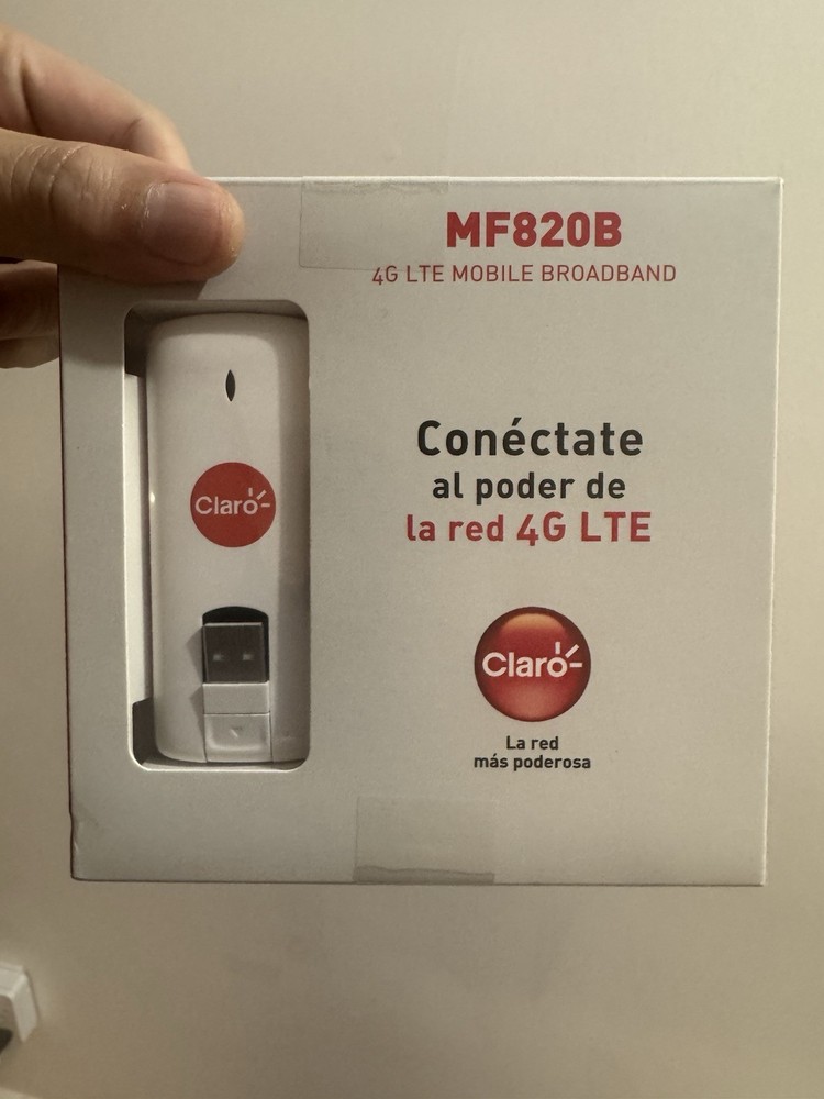 Claro MF820B 4G LTE USB Mobile Broadband Internet Modem Unlocked Linux Windows10