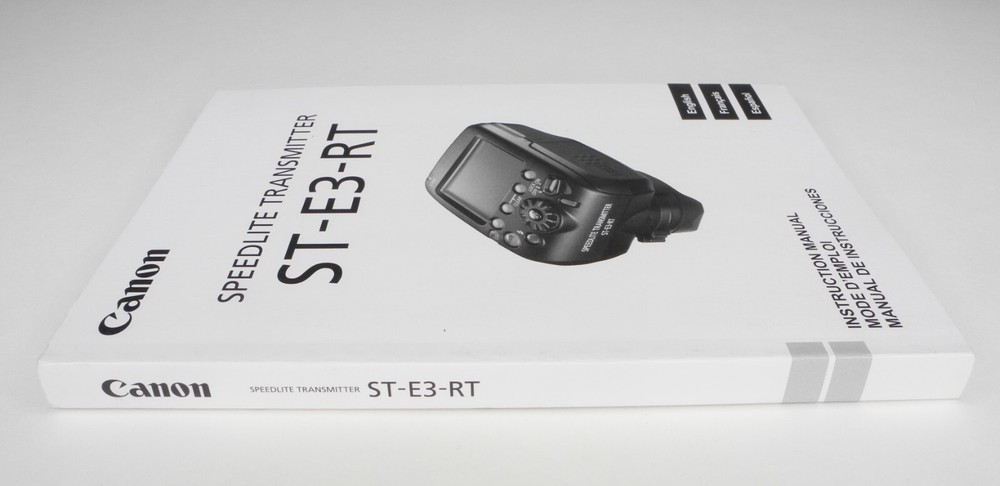 Canon Speedlite Transmitter ST-E3-RT Genuine Instruction Manual / User Guide