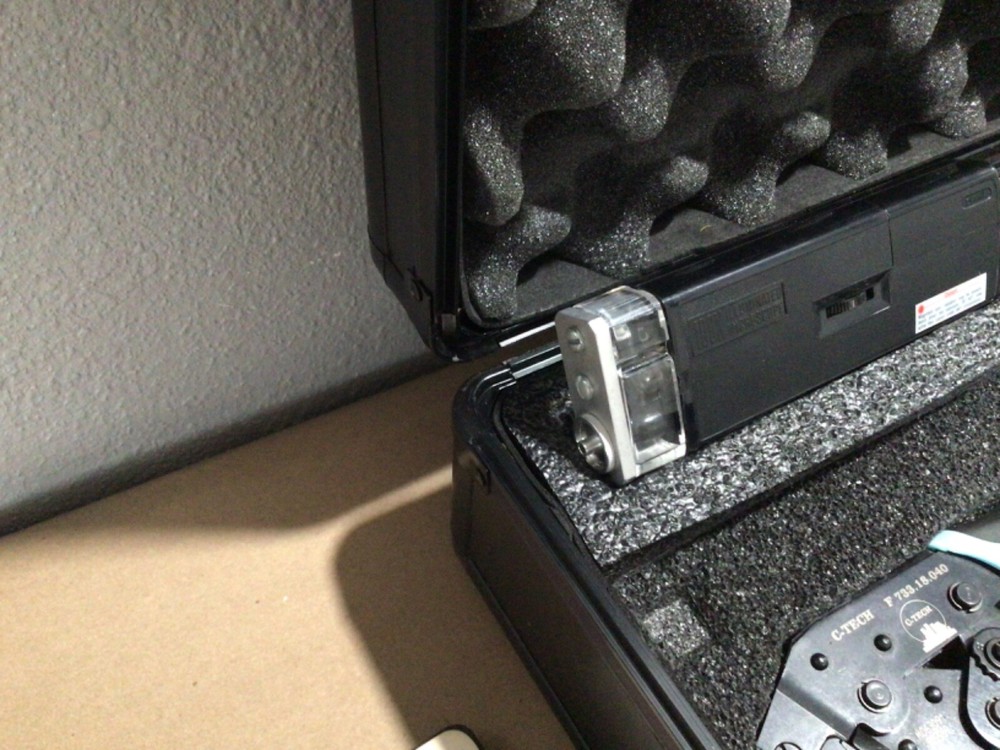 C-Tech Fiber Optic Tool Kit Strippers Crimpers SPOT Tester Case training system