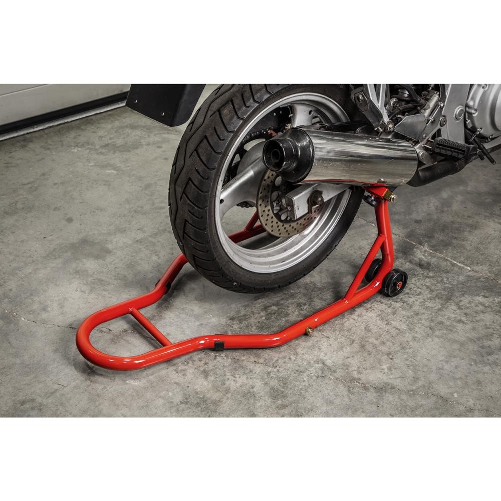 Sealey Universal Rear Paddock Stand and Rubber Supports