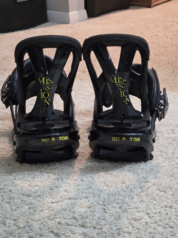 Burton Mission Snowboard Bindings Size Small