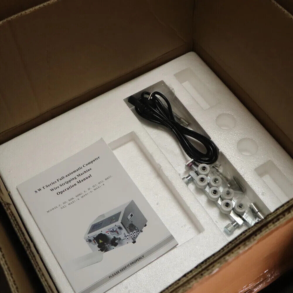 SWT508E Fully Automatic Computer Wire Stripping Cutting Machine 0.1-8.0mm2