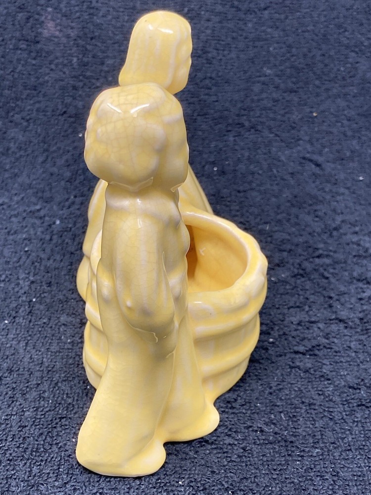 Litte Yellow Boy And Girl Planter