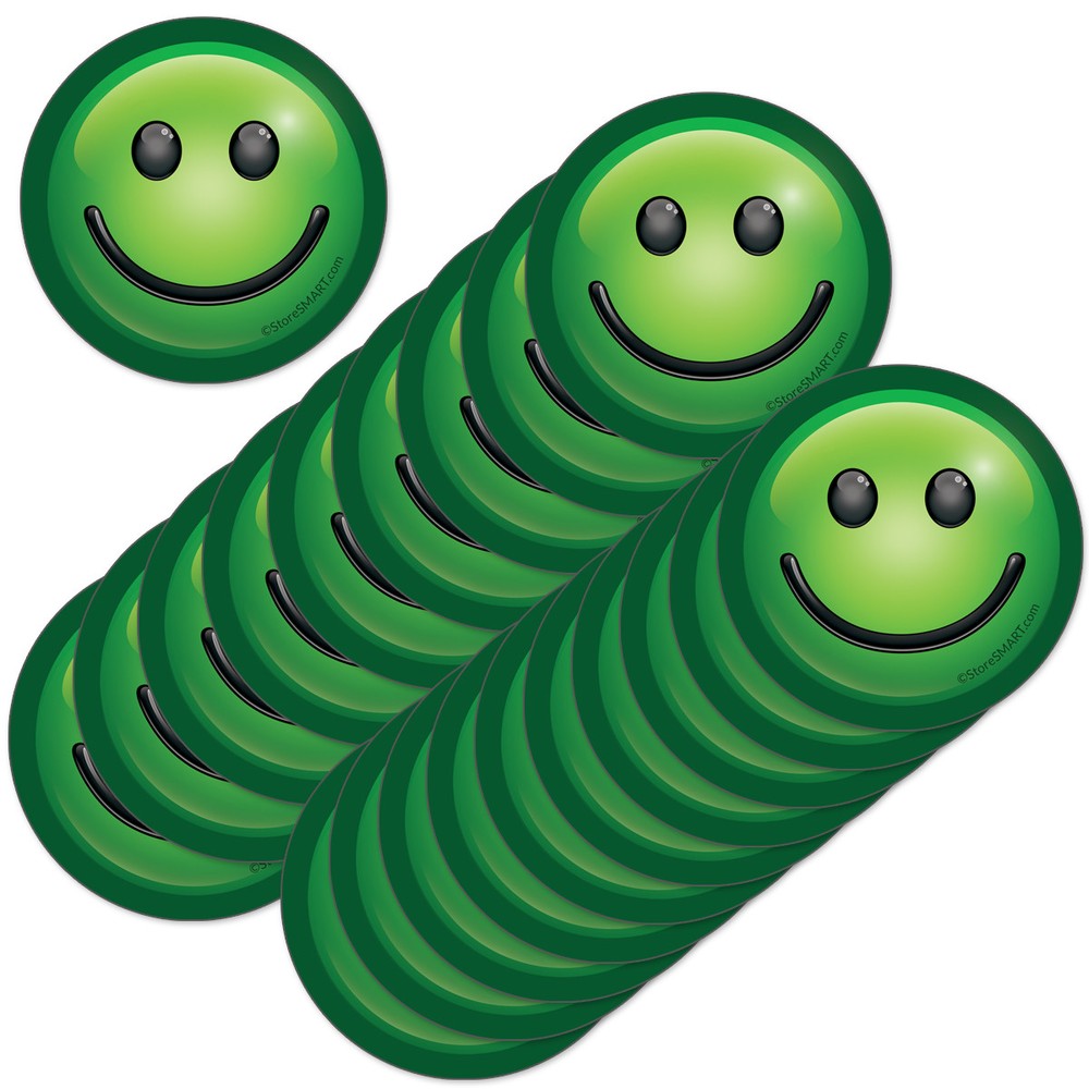 StoreSMART - 2" Mood Magnets for Status Visualization - 10-Pack - FACE2-_-10