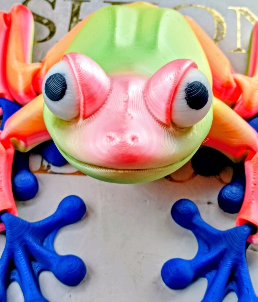 Life Size Bull Frog From 3D Printer 🔥🔥