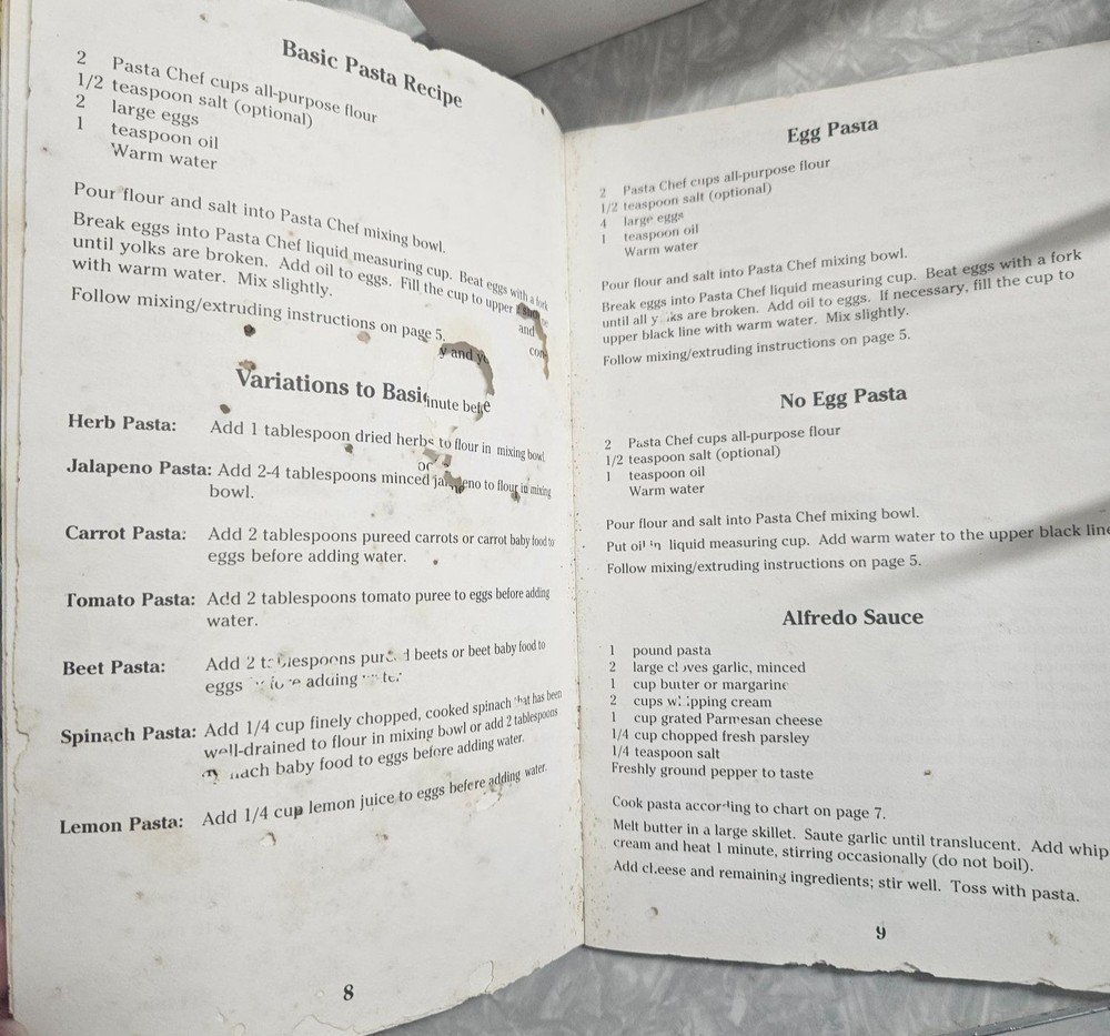 Rival Pasta Chef Pasta Maker PM1000 WORKS Incomplete Missing Shaft