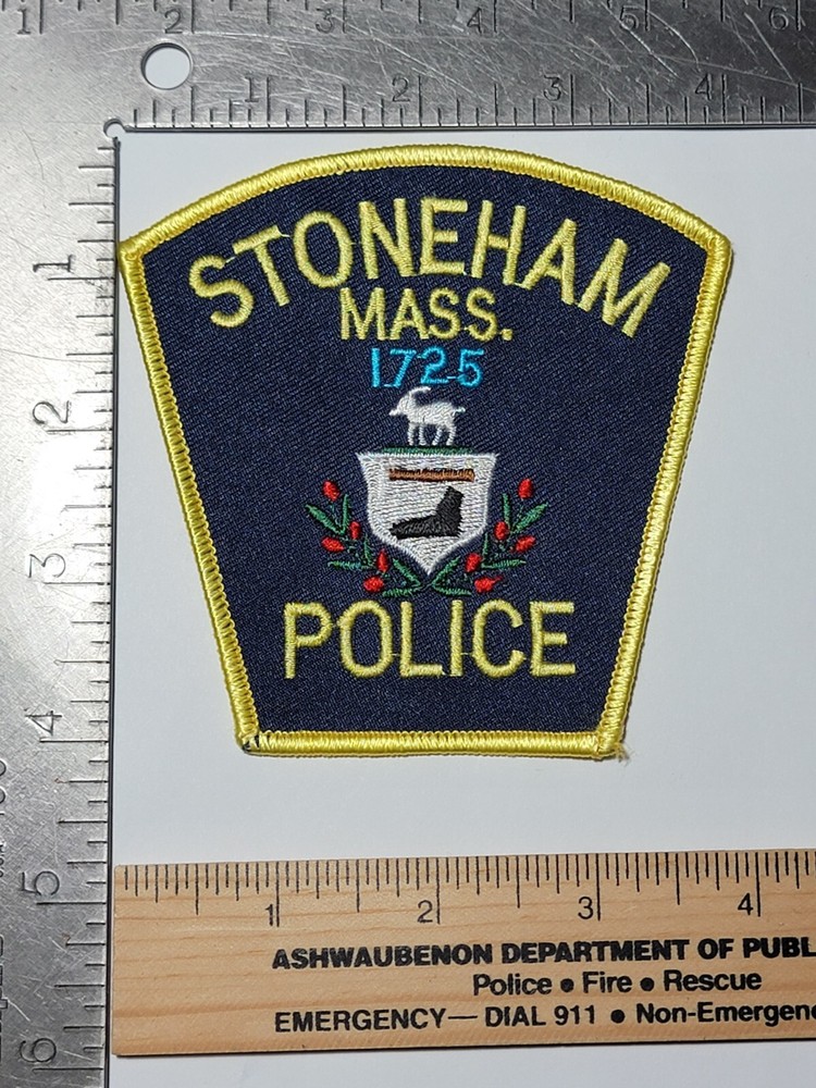 MK1 B4 Police patch Massachusetts Stoneham