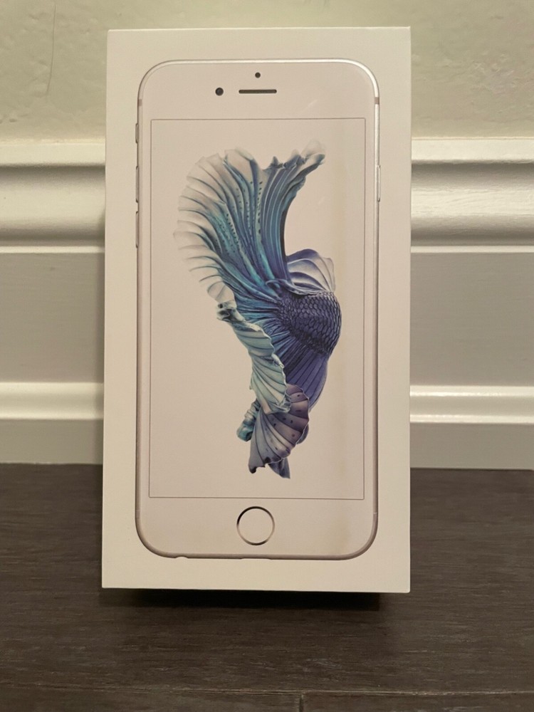 Apple iPhone 6S Silver - BOX ONLY! 128GB MKQF2LL/A