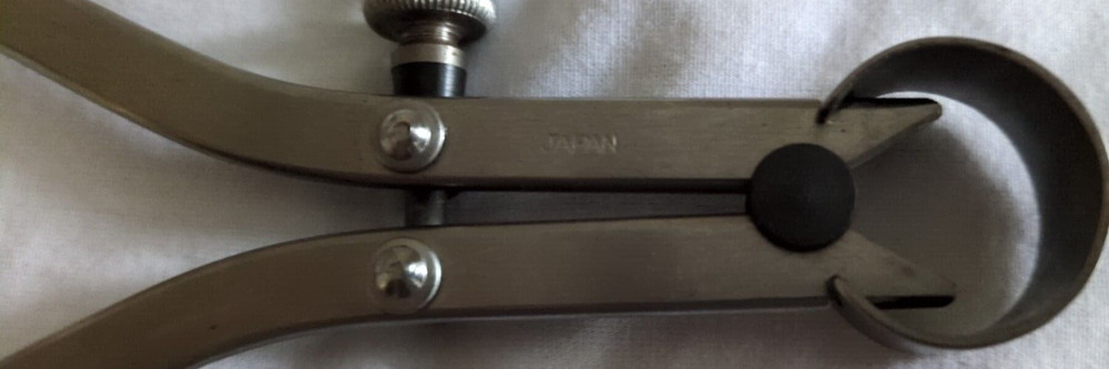 6" Outside Spring Flat Leg Calipers - Japan