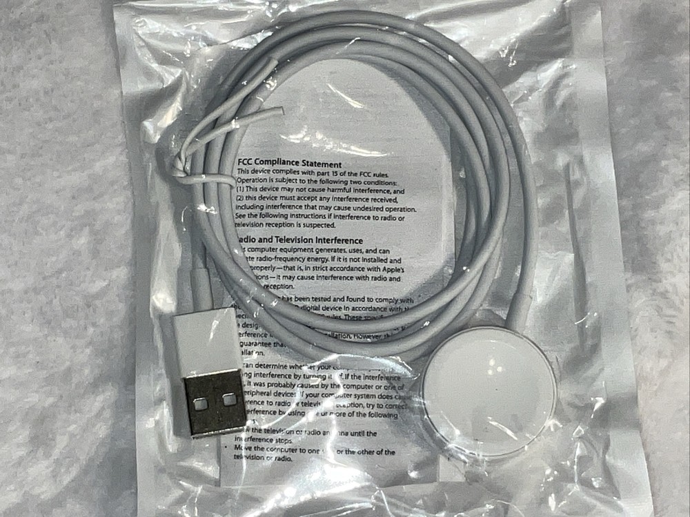 Watch Magnetic Charging Cable For Apple - White New