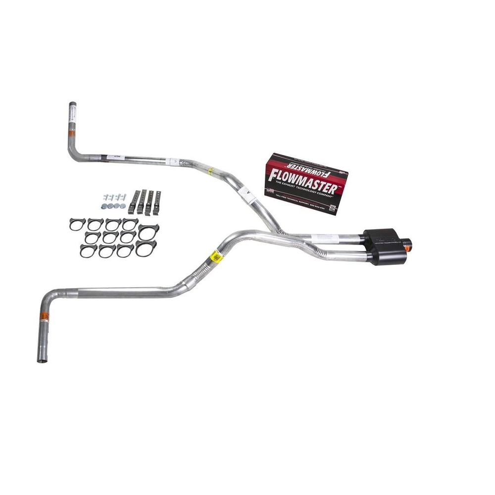 Ram 02-03 dual exhaust 2.5 pipe Flowmaster Super 10  Side Exit