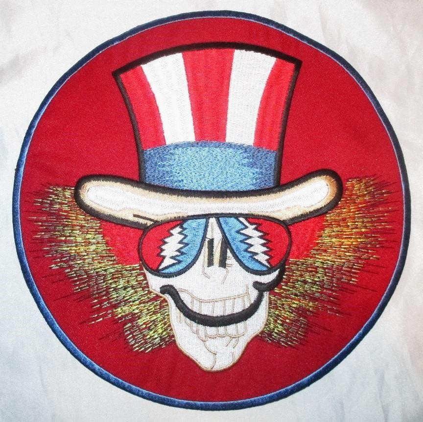 Grateful Dead Uncle Sam Large Back Patch Rock