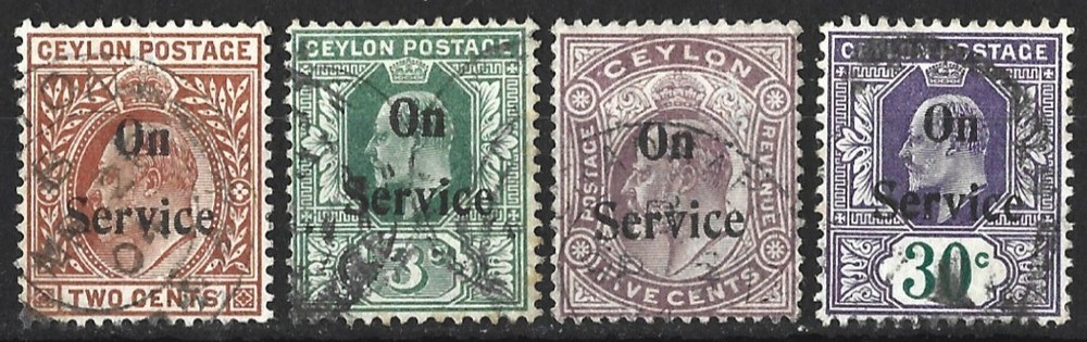 CEYLON KEV11 1903-04 ON SERVICE SELECTION USED