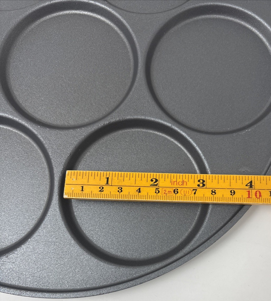 Nordic Ware Silver Dollar Pancake Pan #01940 HAS FLAWS ON SURFACE