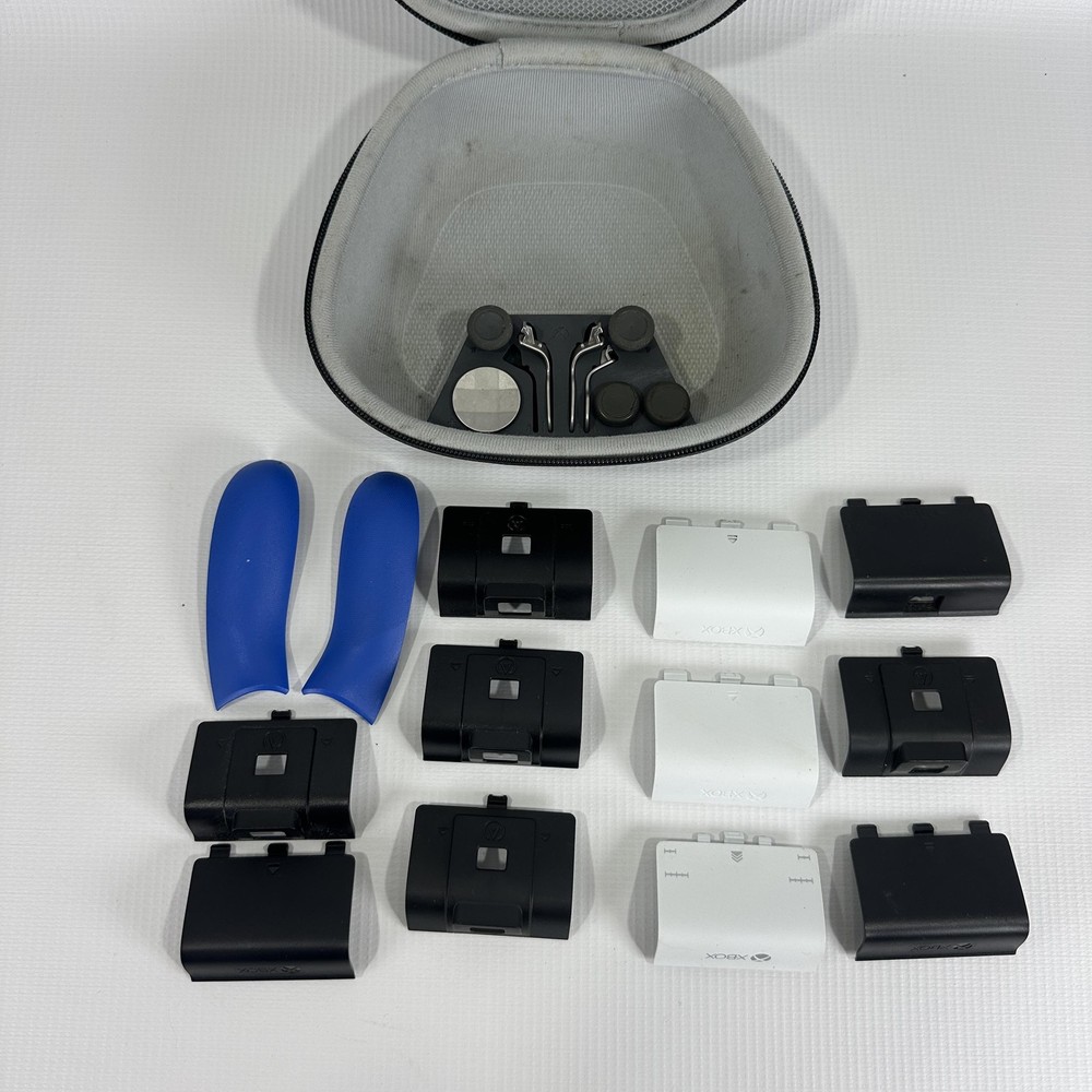 Microsoft Xbox Elite Wireless Controller Case Lot Paddles Covers Thumbsticks
