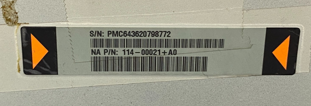 Dell EqualLogic PS6000 Storage System w/2x Control Modules, 2x PSU & Cords
