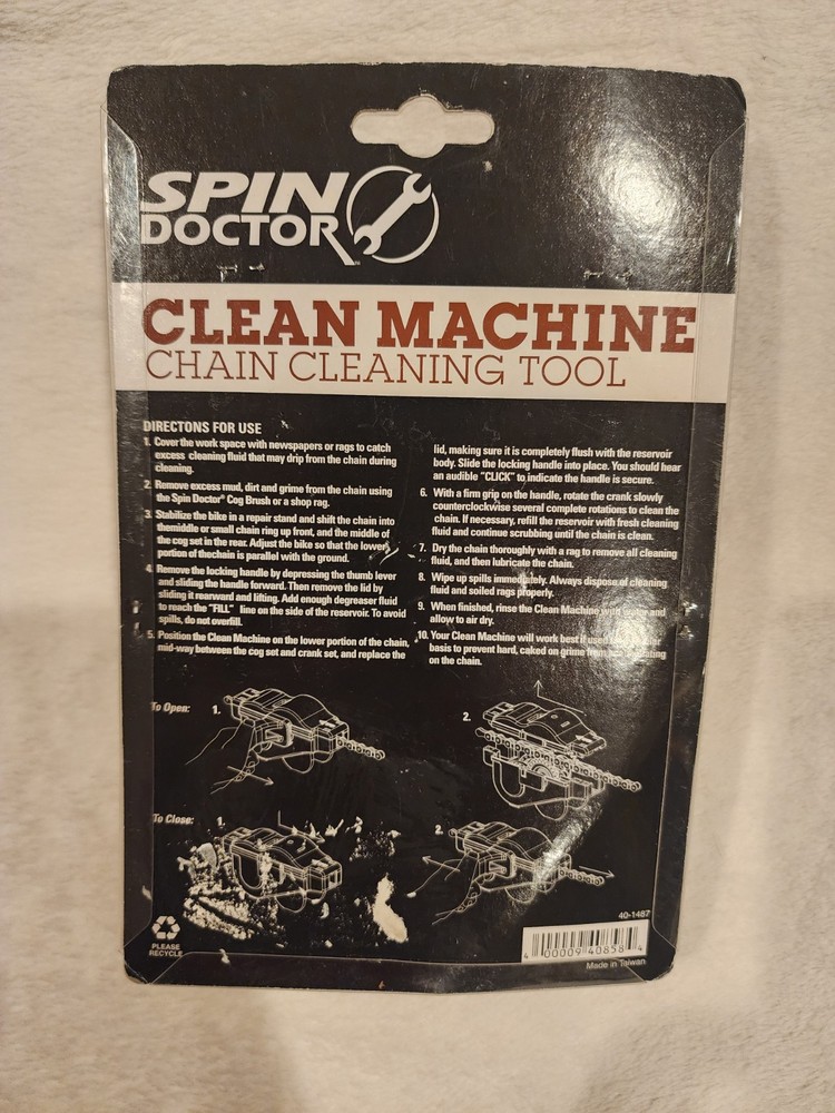 Spin Doctor Clean Machine Bicycle Chain Cleaning Tool