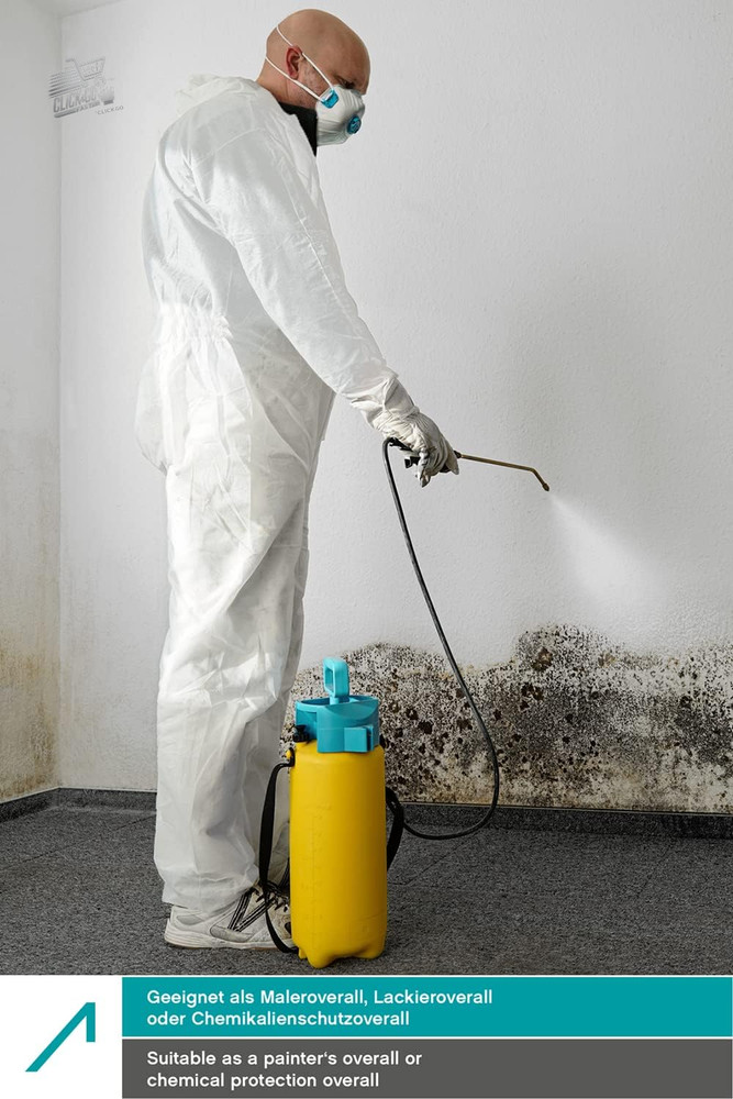 Coverx Hooded Work Suit - Disposable Protective Work Suit - Co