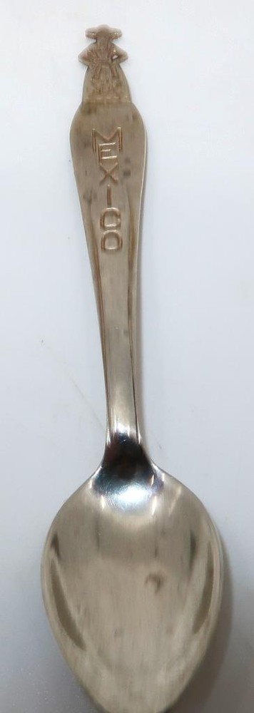 Mexican DH Sterling Mexico Dancer Souvenir Spoon, 4 1/8"
