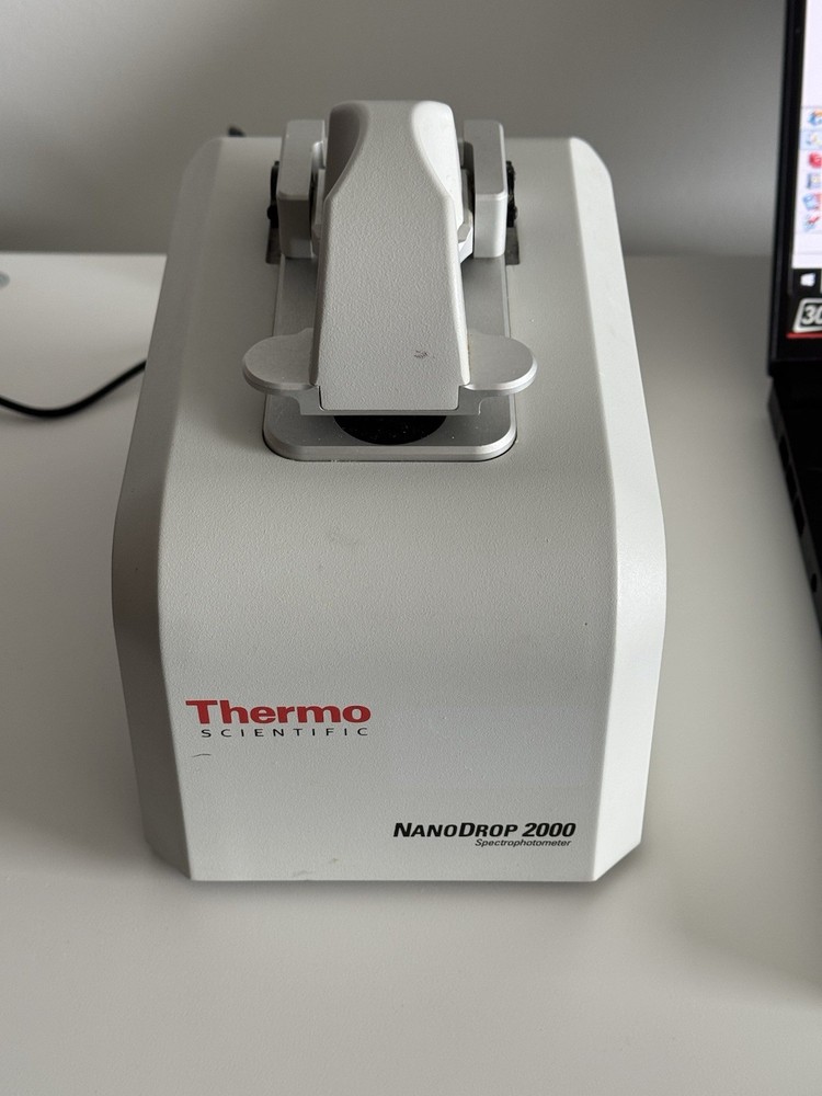Thermo Scientific NanoDrop 2000 Spectrophotometer.