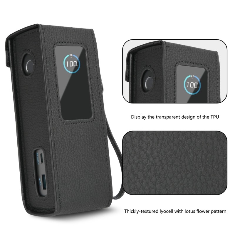 High Capacity Power Source Protective Case With Power Display Window Reinforced