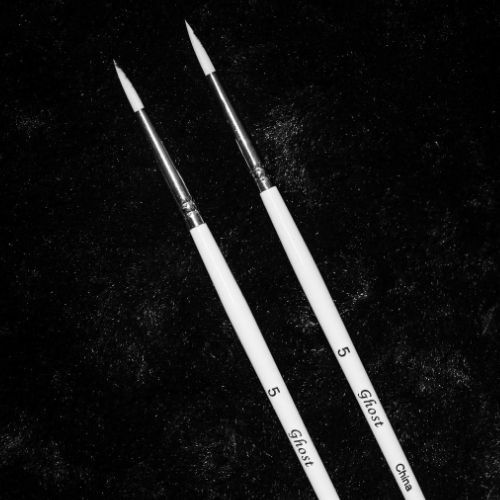 Ghost Brush 2 Pack Size #5 Kickstarter Miniature Paint Brushes Warhammer
