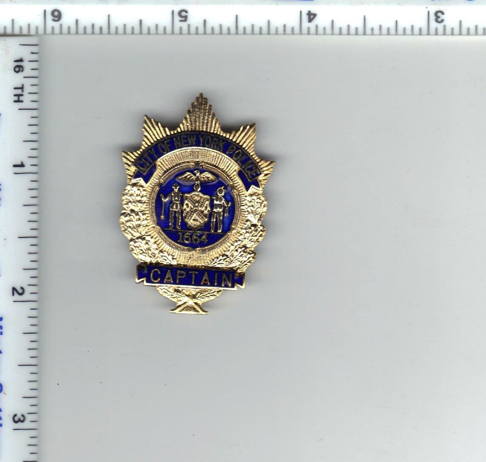 Police Captain  1-inch Mini Pin