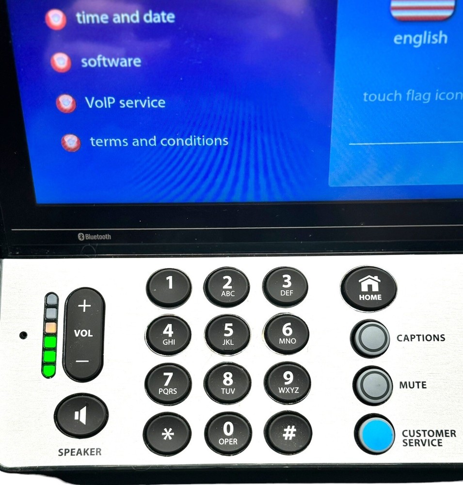 CapTell 2400isp Touch Screen Caption Telephone Ultratec CapTel OPEN BOX