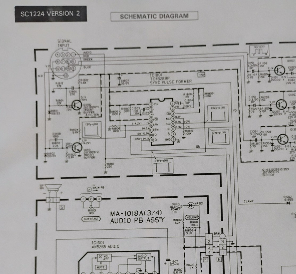 SC1224 VERSION 2 Field Service Manual ONLY; Atari ST