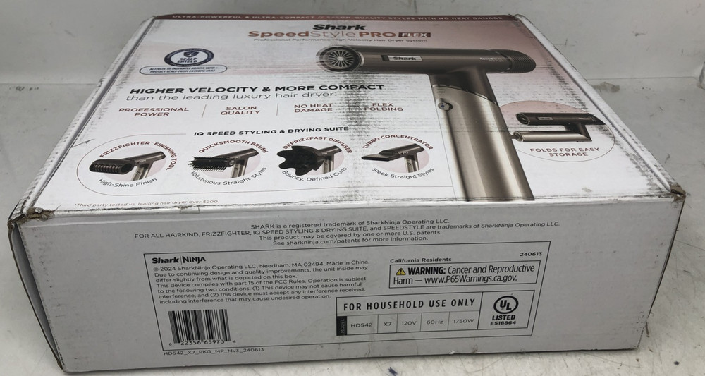 Shark Speed Style Pro Flex Professional Performance High-Velocity,Mocha Silver
