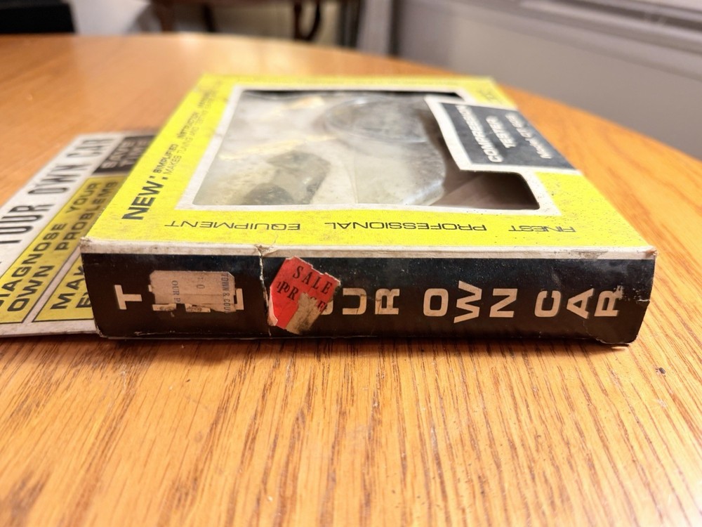 Vintage True Test Compression Tester Automotive Engine Tool Gauge