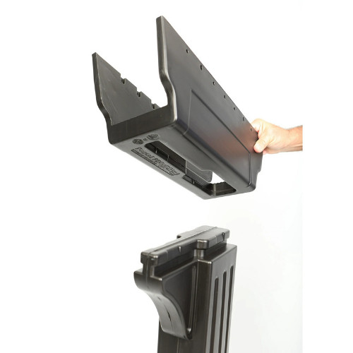 HOT DEAL! Postal Pro Hampton Plastic Mailbox and Post Kit - Black