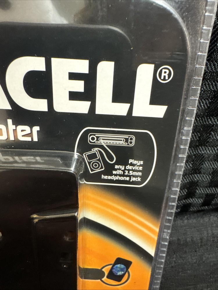 DURACELL CASSETT ADAPTER MODEL DU7116✨