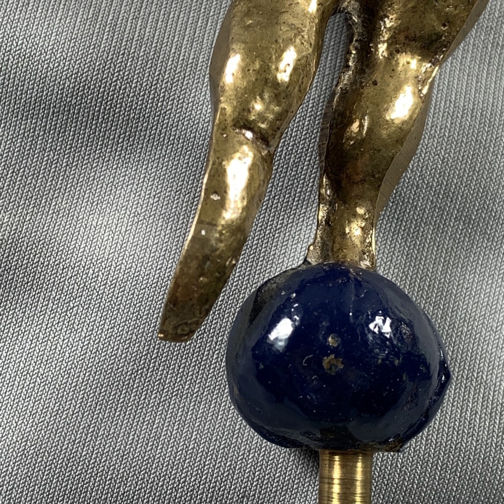 2 Warmink Clock Angels Brass