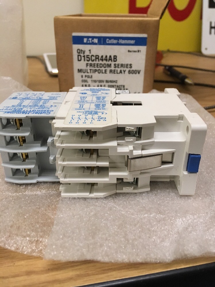 Cutler-Hammer,D15CR44AB,Freedom Series Multipole Relay