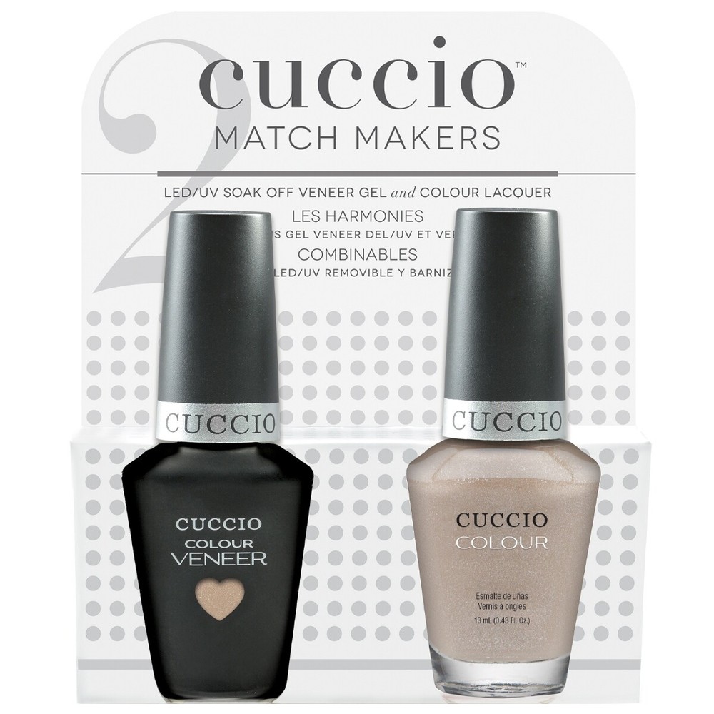 Cuccio Matchmaker Set- Cream & Sugar, 2pc