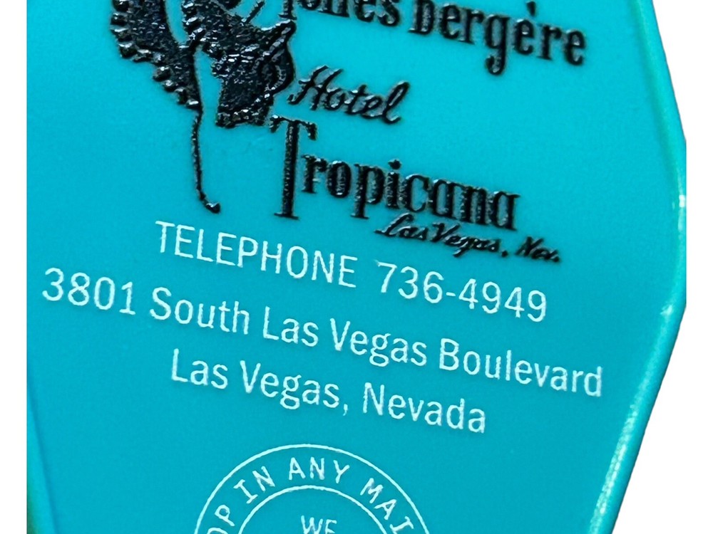 Tropicana Hotel Key Tag