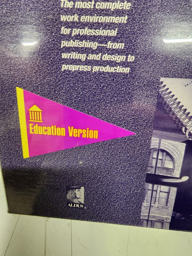 New Sealed Aldus Pagemaker Macintosh 4.2