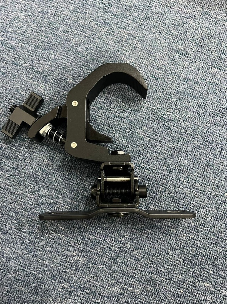 2pc 43-60MM Truss Stage Clamps Folding Hooks Black +16pc snaps
